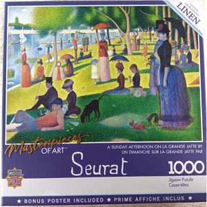 A Sunday Afternoon On La Grande Jatte 1000 Piece Jigsaw Puzzle by Master Pieces